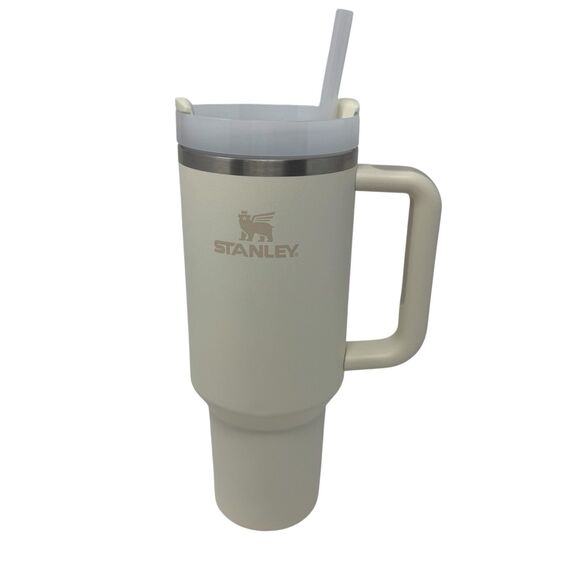 COPY - STANLEY EXCLUSIVE THE QUENCHER CUP TUMBLER ONE 40 OZ CREAM WHITE - Picture 1 of 5